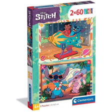Clementoni Disney Stitch 2x60db-os Supercolor puzzle - Clementoni puzzle, kirakós