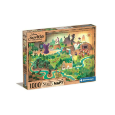 Clementoni - Disney történet térkép - Hófehérke 1000 db-os puzzle, kirakós
