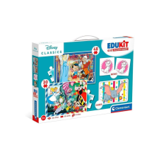 Clementoni - Edukit 4 az 1-ben játékgyűjtemény - Disney Klasszikus karakterek (18290) társasjáték