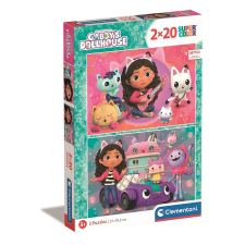 Clementoni Gabi babaháza Cat-world 2x20 db-os puzzle Clementoni puzzle, kirakós