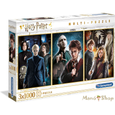 Clementoni - Harry Potter 3x1000 db-os puzzle puzzle, kirakós