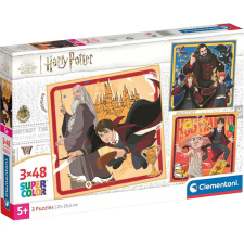 Clementoni Harry Potter 3x48db-os Supercolor puzzle - Clementoni puzzle, kirakós