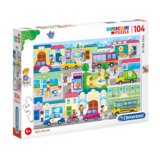 Clementoni In the City Kirakós játék 104 db Város (8005125271146) puzzle, kirakós