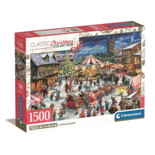 Clementoni Karácsonyi Fair 1500 db-os puzzle Clementoni puzzle, kirakós