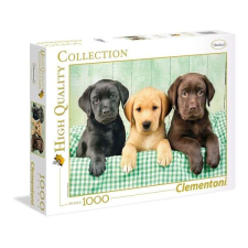 Clementoni Kutyás puzzle 1000 db-os Labrador kölykök puzzle, kirakós