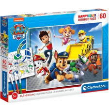 Clementoni Mancs Őrjárat kétoldalú színezhető puzzle 60 db-os - Clementoni puzzle, kirakós