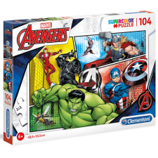 Clementoni Marvel Bosszuállók Supercolor puzzle 104 db-os – Clementoni puzzle, kirakós