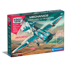 Clementoni mechanikai labor építőjáték 10in1 - Repülők és helikopterek ÚJ barkácsolás, építés