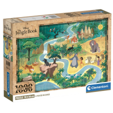 Clementoni Mesetérkép Jungle Book 1000 db-os puzzle Clementoni puzzle, kirakós