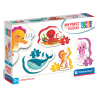 Clementoni MyFirst Puzzle: 4 az 1-ben víz alatti állatok Supercolor bébi puzzle - Clementoni