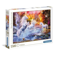 Clementoni panoráma puzzle 1500 db-os - Vad unikornisok puzzle, kirakós