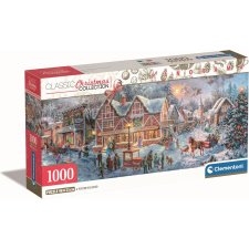  Clementoni panoráma puzzle karácsonyi kollekció: készülődés karácsonyra 1000 darab puzzle, kirakós