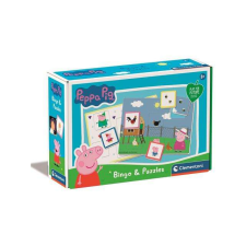 Clementoni Peppa malac Bingo és puzzle játékszett - Clementoni társasjáték