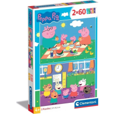 Clementoni Peppa malac Clementoni kirakó 2 x 60 darabos puzzle, kirakós