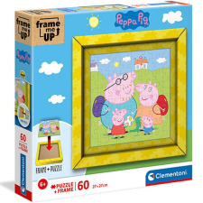 Clementoni Peppa malac keretes puzzle 60db-os - Clementoni puzzle, kirakós