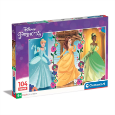 Clementoni Puzzle 104 db Super - Disney hercegnők puzzle, kirakós
