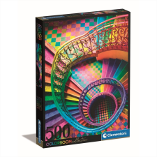 Clementoni Puzzle 500 db Colorboom Collecton - színes lépcsők puzzle, kirakós