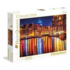 Clementoni Puzzle 500 db High Quality Collection - Amsterdam puzzle, kirakós