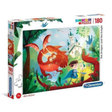 Clementoni Puzzle - A sárkány és a lovag 180db puzzle, kirakós