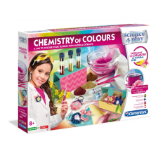 Clementoni Science &amp; Play Színek kémiája Tudományos játék lányoknak Clementoni társasjáték
