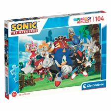 Clementoni : Sonic, a sündisznó - 104 darabos puzzle (79730) puzzle, kirakós