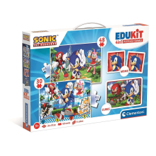 Clementoni Sonic a sündisznó Characters 4 az 1-ben játékgyűjtemény Clementoni puzzle, kirakós