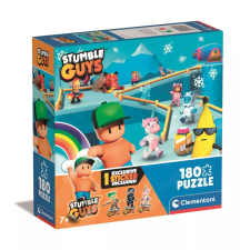 Clementoni Stumble Guys 2. széria - 180 darabos puzzle ajándék matricával puzzle, kirakós