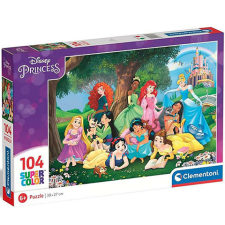 Clementoni SuperColor - Disney Princess 104 db-os puzzle, kirakós
