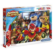 Clementoni SuperColor Puzzle - Power Players 104db puzzle, kirakós