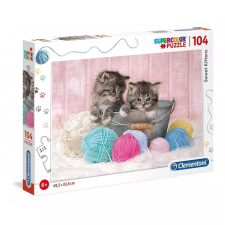 Clementoni Sweet Kittens Kirakós játék 104 db Állatvilág (8005125271153) puzzle, kirakós