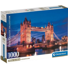 Clementoni Tower Bridge éjjel HQC 1000db-os puzzle poszterrel - Clementoni puzzle, kirakós
