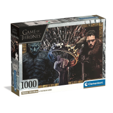 Clementoni Trónok Harca Ice and Fire 1000 db-os Compact puzzle Clementoni puzzle, kirakós