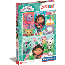 Clementoni varázslatos házikó puzzle 2x60 darab puzzle, kirakós