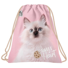  Cleo and Frank tornazsák, 41x35cm, CF45, cicás, fehér cica tornazsák