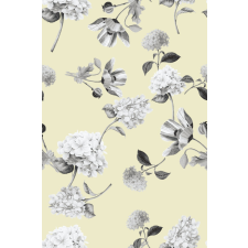  Clermont/300-249 vanilla velvet nyom.virágos dekor lakástextília