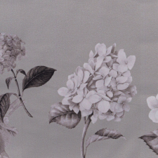  Clermont/300-907 ash velvet nyomott virágos dekor lakástextília