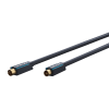 ClickTronic 70408 Koax antenna kábel 20m - Fekete (70408)