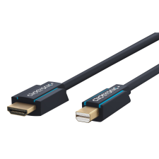 ClickTronic 70742 Mini DisplayPort 1.1 - HDMI 2.0 Kábel 1m - Kék kábel és adapter