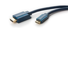 ClickTronic HDMI - Mini HDMI kábel 2m - Kék kábel és adapter