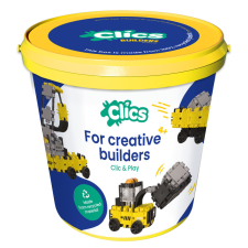 Clics Builders Squad Box - 5 in 1 építőjáték 123 elemmel építkezés