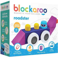 Clics Toys Blockaroo építőjáték - Versenyautó 10 darabos makett