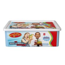 Clics Toys Spaghetteez Bucket of Noodles építőjáték készlet 200 darabos makett