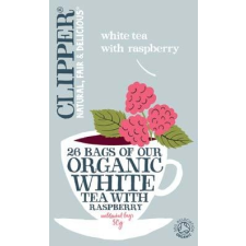Clipper bio fehér tea málnával, 26 filter tea