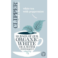 Clipper bio fehér tea mentával, 26 filter tea