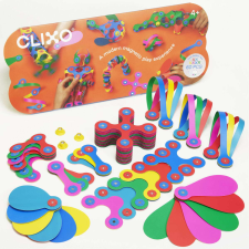 Clixo mágneses építőjáték - Super Rainbow (60 db) barkácsolás, építés