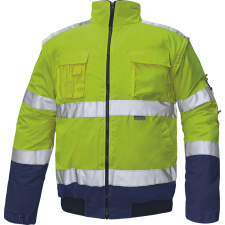 CLOVELLY PILOT dzseki HV sárga/navy XL láthatósági ruházat