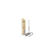 CLUB3D ADA Club3D USB-C 8-1 HUB DUAL HDMI hub és switch