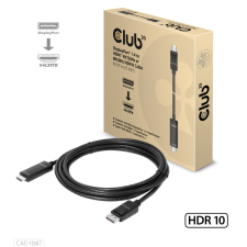 CLUB3D CAC-1087 video átalakító kábel 3 M DisplayPort HDMI Fekete kábel és adapter