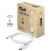 CLUB3D CAC-1517 USB C 3.1 - DisplayPort (apa - apa) kábel 1.2m - Fehér