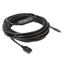 CLUB3D CAC-1538 USB-C apa - USB-A anya 3.2 Aktív adapterkábel - Fekete (10m) kábel és adapter
